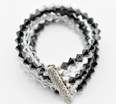 Five Strand Crystal Bracelet